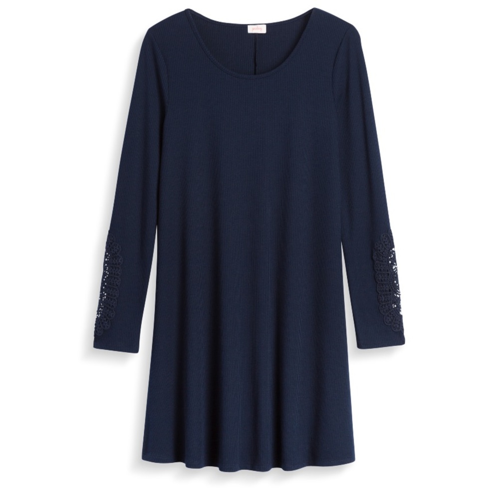 Pixley Kamiera Crochet Detail Knot Swing Dress NWT